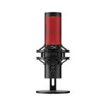 HyperX QuadCast 2-USB Microphone for Gaming,Streaming and Podcasting,On-Board Controls, LED Lighting, Quick Release Shock Mount and Built-in Arm/Stand Mount,PC,Mac,PS5,PS4,USB-C-Black.