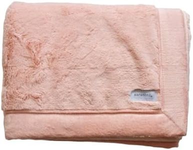 SARANONI Super Soft Comfy Lush Blanket for Kids and Teens (Peach Blush, 60" x 40")