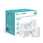 TP-Link Kasa Smart Thermostat Radiator Valve, Smart Radiator Valve, Energy Saving, LED display Radiator Thermostat Valve, Smart TRV Schedule, Works with Alexa & Google, Easy installation(KE100 KIT)