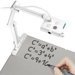 OKIOLABS OKIOCAM T Plus USB A3 Document Camera with Dry-Erase Board & Marker, 3-in-1 Set for Classroom Presentations, Remote Learning, Online Tutoring - Quad High Definition