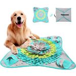 Emwel Dog Snuffle Mat - Washable Pet Feeding Nosework Treats Mat Puzzle Training Toy for Dogs Large Medium Puppies