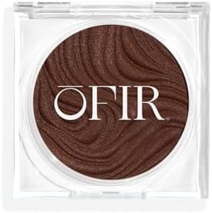 OFIR Geo Sculpt Blendable Cream Bronzer | Buildable Radiant Finish with Vitamin E | Vegan & Cruelty Free Makeup Bronzer | Sun Kissed Glow Compact For Sculpting Cheekbones | Mesa - Deep Brown, 0.24 oz