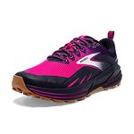 Brooks Women's Cascadia 16 B Width Running Shoe (BRK-120363 1B 1174880 8.5 (425) Peacoat/PNK/BI)