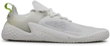 VIVOBAREFOOT Motus Strength, Men's Strength Training Shoe with Barefoot Strength Training Sole, Bright White Grey, 15 US Wide