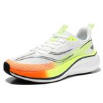 STQ Tennis Shoes Womens Road Running Sneakers Breathable Fitness Cross Training Shoes Women White Size 6