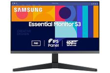 Samsung 24-inch (60.46cm) FHD, IPS Display, 100 Hz, 1920 x 1080 Flat Monitor, Bezel Less Design, AMD FreeSync, Flicker Free, HDMI, Display Port (LS24C330GAWXXL, Black)