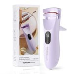 TOUCHBeauty Heated Eyelash Curler with LED Display,Rechargeable Electric Eyelash Curler,3 Temperature Modes, Color Changing Silicone Pad, 10s Quick Heat and Long-Lasting AG-2316APP