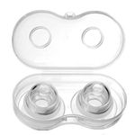 Nipple Corrector, 2Pcs/Set Silicone Nipple Aspirator Corrector Painless Nipple Sucker Puller Inverted Nipple Corrector for Maternal Breastfeeding Women