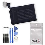 NuFix Battery Replacement A1847 for Apple Watch Series 3 38mm A1858 GPS 262mAh with Tools