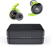 Monster Champion True Wireless Earbuds, Bluetooth 5.0 IPX8 Waterproof Sports Headphones with aptX Deep Bass, CVC 8.0 Noise Cancellation, Type C Quick Charge, 100Hrs Charging Case