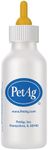 Pet-Ag Nurser Bottle - 2 oz - Promotes the Natural Feeding of Liquids - Designed for Small Animals - Durable & Easy to Clean