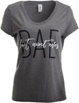 BAE: Best Aunt Ever | Cute Funny Niece Nephew New Baby V-Neck T-Shirt for Women-(Vneck,L)