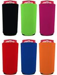 Blank Neoprene Collapsible 24 oz. Can Coolie (6, Various)