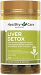 Healthy Care Liver Detox Capsules - Essential Liver, Gallbladder and Digestive Support - Premium Dietary Multivitamins Supplement - All-Natural Ingredients - 100 Capsules