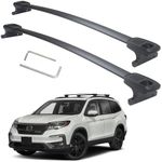 Autekcomma Heavy Duty 260lb Loading Weight Roof Rack Crossbars Compatible for Honda Pilot 2016-2022 Anti-Corrosion,Full Aluminum Black Matte Finishing (Sold as 1 Pair)