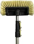 DOCAZOO DocaPole 5-12 Foot (20 ft Reach) Soft Bristle Car Wash Brush & Extension Pole for Cars, Trucks, Boats, RVs, House Siding, Floors, and More
