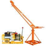 SWADESI KRAFTS Electric Mini Lifting Crane with 4HP Electric Motor |8mm Wire Thickness|50 Meter Length of the Wire and 85-95kg Frame | Mini Crane Scale 800kg