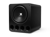 Monoprice 16in THX Certified Ultra 2000 Watt Powered Subwoofer (Matte Black/Painted) Low Distortion, for Studio and Home Theater Systems, 142031