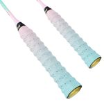 Senston 2pcs Racket Grips Tape Overgrip for Tennis/Badminton/Squash Racket Handle Grips,Keel-Blue