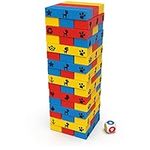 PAW Patrol Jumbling Tower by Spin Master Games, Stacking Building Toppling Colorful Wood Game for Kids PAW Patrol Toys, for Preschoolers Ages 4 and up