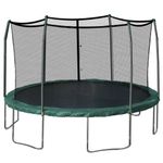 Skywalker Trampolines 15-Feet Round and Enclosure Combo with Spring Pad, Green (SWTC1511)