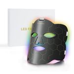 Sthmolepy Red Light for Face, Portable 7 Color Red Light Mask, 4-in-1 Chip Near-Infrared LED Face Light for Home