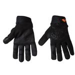 Klein Tools 40233 Wire Pulling Gloves, Extra Grip Work Gloves with Thumb Reinforcements and Grip Patches on Palm and Fingertips, Large