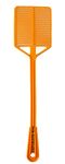 Separate Way Square Shaped Manual Fly Swatter with Long Handle Plastic (Multicolour, Pack of 1)