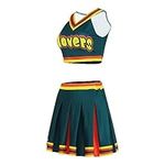 2 Piece Women Cheerleader Costume T