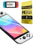 WardSan [2 Pieces For NINTENDO SWITCH Hydrogel Screen Protectors | 3D Anti-shock | Compatible with TPU cases | Soft TPU Protective Film | Better than tempered glass