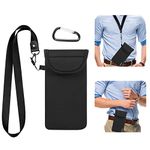 Large Size Universal Soft Neoprene Phone Pouch Sleeve Compatible for iPhone 16 Pro Max 16 Plus, Galaxy S24 Ultra / S24+ S23 A20 FE A55 A35 A25 A15, OnePlus 12 12R / Pixel 9 Pro XL, Motorola G Stylus