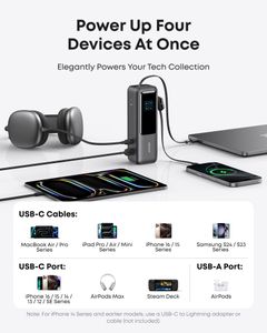 Anker 25000mAh Laptop Power Bank – High-Capacity Portable Charger