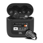 JBL Tour Pro 2 Wireless Bluetooth Earphones with Noise-Cancelling Technology, Hands-Free Calling and Up to 40 Hours of Battery Life, Black