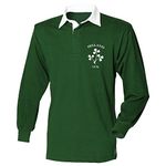 Ireland Rugby Jersey - Irish Rugby Shirts Long Sleeve - Mens Gift (Size - Large)