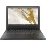 Lenovo IdeaPad 11.6"" HD Intel N4020 4GB RAM 32GB eMMC Webcam BT Chrome OS, Black (82BA0000US)