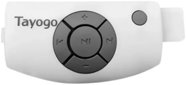 Tayogo Waterproof Mp3 Player for Swimming, IPX8 8GB Swimming Headset, Silicone Coated Waterproof Music Player, 20H Playing time, Underwater Mp3 Player Perfect for Swimming