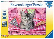 Ravensburger Cute Kitty 100 Piece Jigsaw Puzzles for Kids Age 6 Years Up - Extra Large Pieces