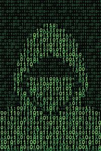 Hacker Poster Binary Code Decor Computer Cybersecurity Coder Matrix Decorations Technology Coding Tech Cool Wall Decor Art Print Poster 24x36