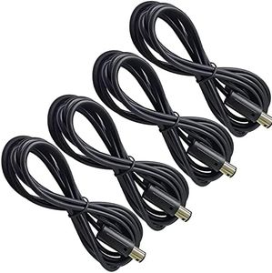 Reiso 4X 6ft Wii/Game Cube Extension Cables Cord for Nintendo Wii Game Cube NGC Controller
