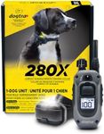 Dogtra 280X E-Collar with Remote [New Edition] 10 lbs+, 1/2 Mile Range, LED Light, 100 Levels of Precise Control for Stubborn Dogs, Waterproof, Boost for Quick Recall, Vibration, Safety Lock & Tone