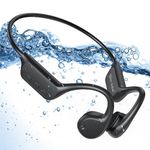 Bone Conduction Headphones Swimming Headphones, IP68 Waterproof Wireless Headset, Built-in 32GB with MP3 Player Bluetooth v5.3 Open Ear Sports Earphones for Swimming, Sports, Running