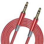 3.5mm Aux Cable Auxiliary Audio Cable, [Extra long 6m] Braided Male to Male Headphone Cord Hi-Fi Sound Aux Cord Compatible for Car/Home Stereos,Speaker,Sony,Echo Dot,Headphones,Beats,iPod iPad etc.