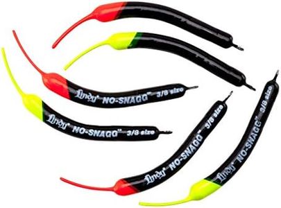 Lindy No-Snagg Slip Sinker Banana-Shaped Fishing Sinker - Enables Anglers to Fish Unfishable Areas, 3/8 oz, Standard (6 Pack)