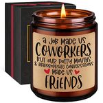 GSPY Scented Candles, Coworker Gifts for Women, Men - Funny Coworker Gifts, Coworker Leaving Gift - Funny Birthday, Christmas, Friendship, Going Away Gifts for Friends, Coworker, Work Bestie