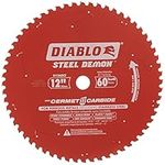 Freud Diablo D1260CF 12-Inch Steel Demon 60T Cermet II Carbide Ferrous Metal Saw Blade, Multi, One Size