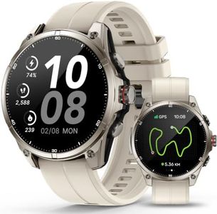 SOUYIE GPS Smart Watch for Men, 1.43" AMOLED Display Rugged Fitness Tracker