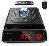 TRRKO Biometric Gun Safe for Handgun | Auto-Open Quick Access Pistol Safe with Fingerprint & Wireless Charger, Smart LED Display, Handgun Safe for Nightstand/Bedside/Home Defense, Gift for Gun Owners