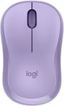 Logitech Silent Wireless Mouse, 2.4 GHz with USB Receiver, 1000 DPI Optical Tracking, 18-Month Battery, Ambidextrous, Compatible with PC, Mac, Laptop, Lavender