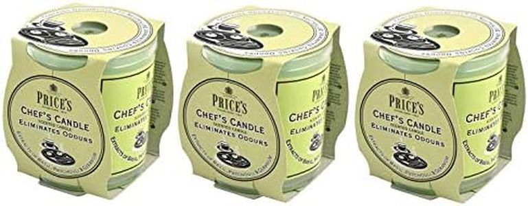 Price's Candles - Set of 3 Glass Candles