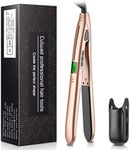 Culwad Hair Straighteners, 2 in 1 Ceramic Flat Iron and Curling Iron with LCD Display, Straightners & Curls with Adjustable Temperature (140-230 ℃), Dual Voltage